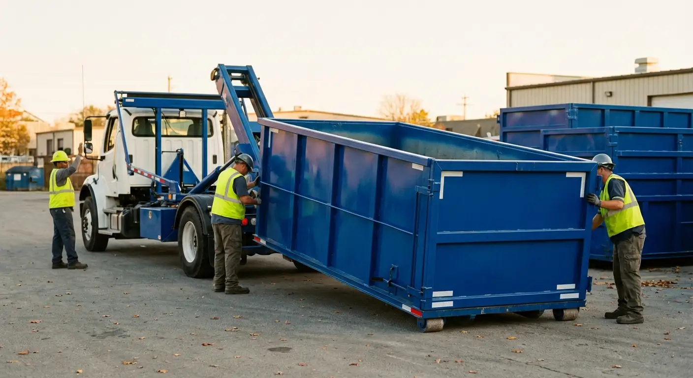 Commercial waste management and dumpster rental logistics in South Bend, IN