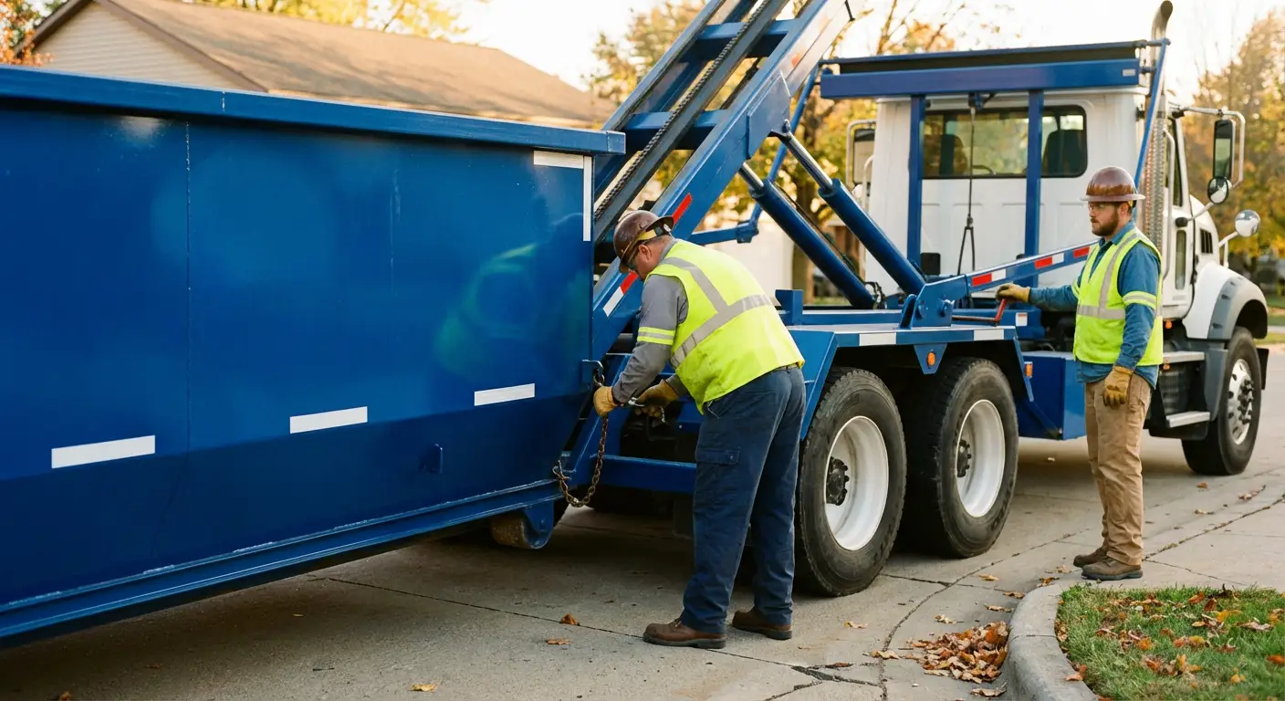 Dumpster delivery safety protocols in South Bend, IN