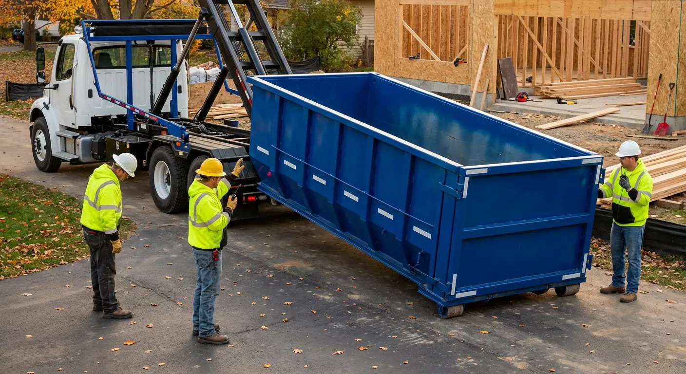 Construction dumpster delivery and waste management in South Bend, IN