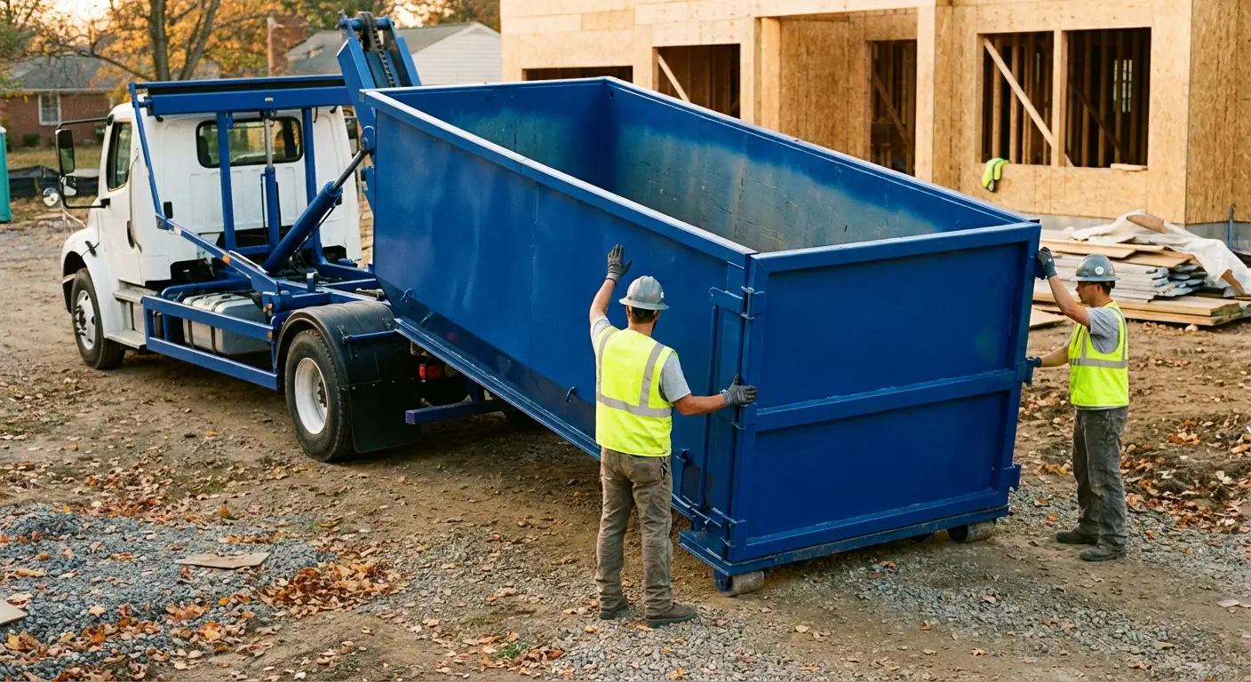 Construction dumpster delivery and waste management in South Bend, IN